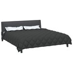 vidaXL Duvet d'hiver Anthracite 240 x 260 cm Microfibre