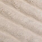 vidaXL Jeté Beige 200 x 150 cm Toison