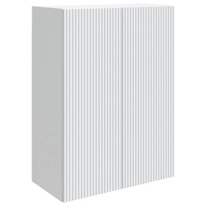 vidaXL Armoire Murale 66 x 34 5 x 90 cm Bois d'ingénierie Blanc
