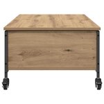 vidaXL Table basse Chêne artisanal 91 x 55 x 32 cm Bois d'ingénierie