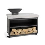 Brasero barbecue Ø 41 cm sur desserte
