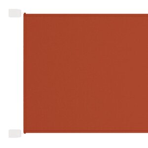 vidaXL Auvent vertical Terre cuite 100x1200 cm Tissu oxford