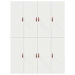 vidaXL Cadre de lit avec rangement avec stockage Blanc 140 x 200 cm