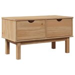 vidaXL Banc de couloir OTTA 80x40x45 cm bois de pin massif