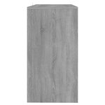 vidaXL Table console sonoma gris 89x41x76 5 cm bois d'ingénierie