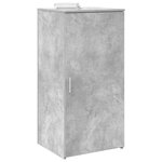 vidaXL Armoire de rangement gris béton 50x45x103 5cm bois d'ingénierie