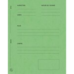 Paquet De 25 Dossiers De Plaidoirie Pour/contre Carte Lustrée 25x32cm - Tilleul - X 5 - Exacompta