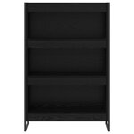 vidaXL Bibliothèque Chêne noir 80 x 30 x 155 cm Bois d'ingénierie