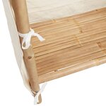 vidaXL Garde-robe 110x45x170 cm bambou