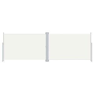 vidaXL Auvent latéral rétractable Crème 200x600 cm