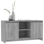 vidaXL Meuble TV Sonoma gris 102x37 5x52 5 cm Aggloméré