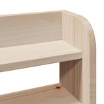 vidaXL Cadre de lit avec tête de lit 160x200 cm bois de pin massif