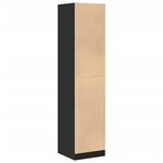 vidaXL Armoire d'apothicaire noir 40x41x174 5 cm bois d'ingénierie