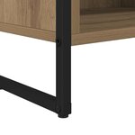 vidaXL Meuble TV Chêne artisan 100 x 36 5 x 30 5 cm Bois d'ingénierie