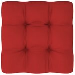 vidaXL Pouf palette de jardin noir bois de pin imprégné