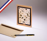 Carte simple art gallery créée et imprimée en france sur papier certifié pefc - chats d'hiroshige