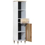 vidaXL Armoire de salle de bain 38x33 5x160 cm bois massif de manguier