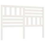 vidaXL Tête de lit Blanc 156x4x100 cm Bois massif de pin