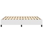 vidaXL Cadre de lit sans matelas blanc 140x200 cm similicuir