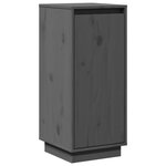 vidaXL Buffets 2 Pièces Gris 31 5x34x75 cm Bois massif de pin