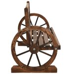 vidaXL Banc de jardin 112 cm bois de sapin massif