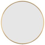 vidaXL Miroir mural Doré Ø 40 cm Rond