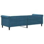vidaXL Lit de repos sans matelas bleu 80x200 cm velours
