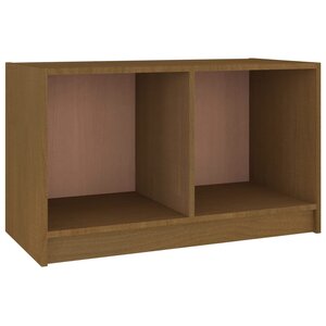 vidaXL Meuble TV Marron miel 70x33x42 cm Bois de pin massif