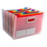 Trieur Valisette Maxi 24 compartiments polypropylène Crystal EXACOMPTA