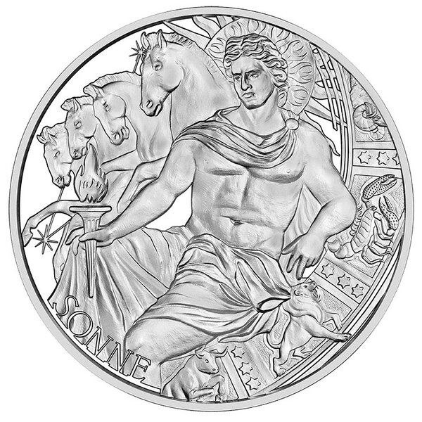 Médaille argent calendrier 2024