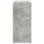 vidaXL Cabinet à chaussures Gris béton 103x30x51 cm Bois d'ingénierie