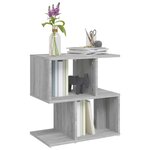 vidaXL Table de chevet Sonoma gris 50x30x51 5 cm Bois d'ingénierie