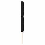 vidaXL Tête de lit LED avec des lumières à LED Noir 200 cm tissu