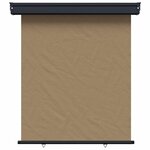vidaXL Store latéral de balcon 100  polyester fer acier