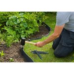 Nature Bordure de jardin 0 075x10 m 3 mm noir