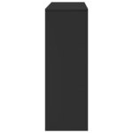 vidaXL Cloison de séparation noir 100x33x94 5 cm bois d'ingénierie