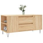 vidaXL Table basse chêne sonoma 102x44 5x50 cm bois d'ingénierie