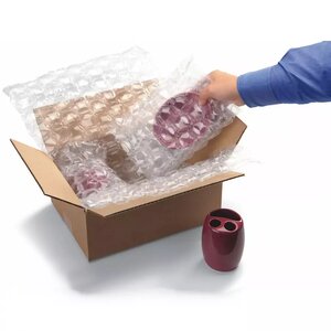 Matelas d'air protection produit (Carton de 3553) 15x41cm 533M PEBD 35µ – Bulteau Systems