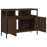 vidaXL Armoire lavabo de salle de bain chêne marron 80x30x60 cm