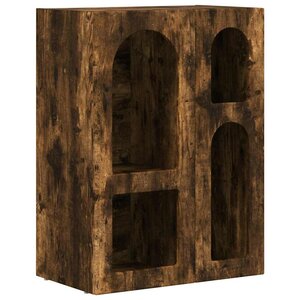 vidaXL Buffet Chêne fumé 59 x 35 x 80 5 cm Bois d'ingénierie