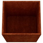 vidaXL Jardinière 42x38x75 cm acier corten