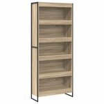 vidaXL Bibliothèque 2 Pièces Sonoma 80 x 30 x 155 cm Bois d'ingénierie