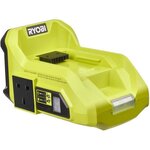 RYOBI MAX POWER Transformateur sans fil 36V : 300 W-500 W - 3 ports: 1 électrique EU + 1 USB-A + 1 USB-C - Lampe LED - Sans batterie