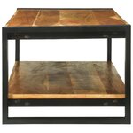 vidaXL Table basse Marron 120 x 50 x 38 cm Bois d'Acacia Massif