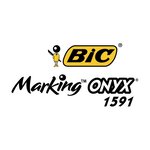 Marqueur Permanent MARKING ONYX 1591 MAXI Pointe Biseau 2 7 à 6 2 mm Noir BIC