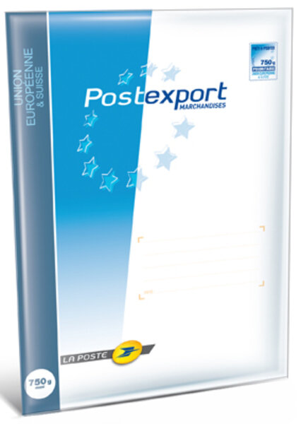 Enveloppe Postexport 750g - Union Européenne et Suisse