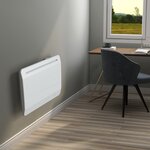 Radiateur électrique à inertie fonte mauna blanc fonte 1000w