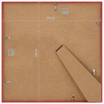 Vidaxl collage de cadres photo 10 pièces au mur table rouge 20x20 cm mdf