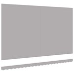 vidaXL Toile de rechange pour store banne Gris clair 500 × 300 cm
