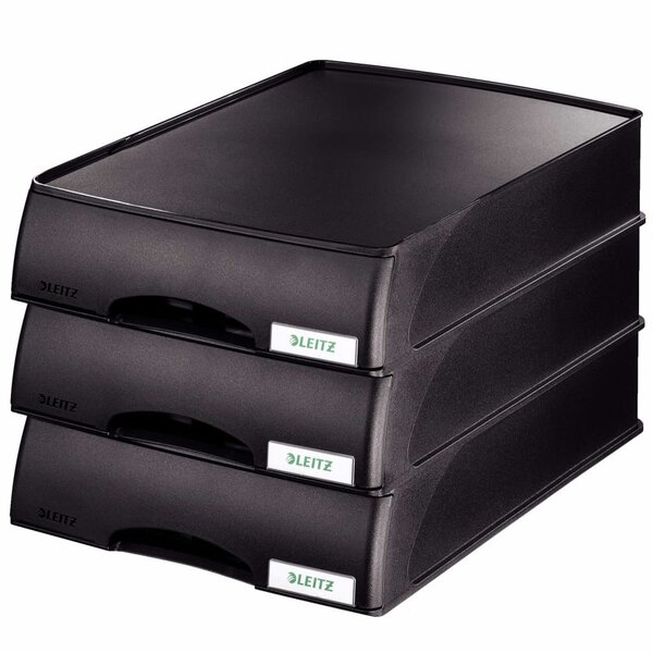 Leitz Unité de plateaux à tiroir Noir
